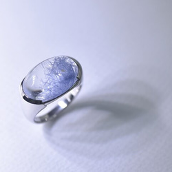 Dumortierite in Quartz_11.64ct pt950 【sala/サラ】 1枚目の画像