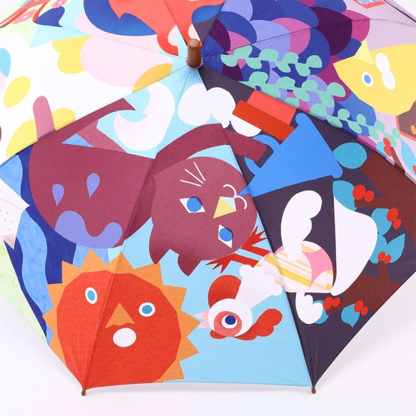 ロシトロカ デザイン KASANOWA-Mine Kids- 傘「ブレーメンの音楽隊」 6枚目の画像