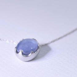 Star Sapphire_4.87ct Pt900 Necklace 【Cupola/クーポラ】 2枚目の画像