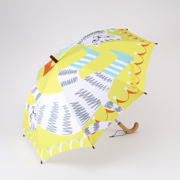 こばやしみさを デザイン KASANOWA-Mine Kids- 傘「長靴をはいた猫」 2枚目の画像