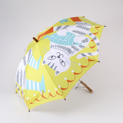 こばやしみさを デザイン KASANOWA-Mine Kids- 傘「長靴をはいた猫」 3枚目の画像