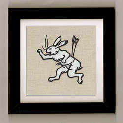 絵画・額縁・版画・芳岡ひでき・可愛い・うさぎ・蝶々・美術品・インテリア・雑貨 Amazon.co.jp: 絵画 竹内栖鳳（たけうちせいほう）・ 宇佐幾