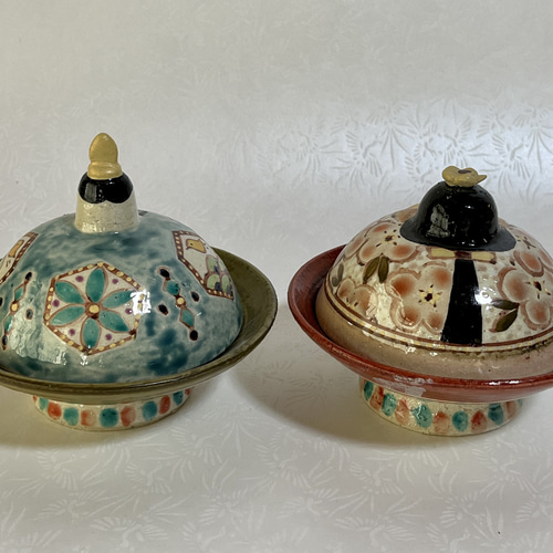 outlet(旧作につき25%off) 本焼陶器 お雛様ふたもの その他雑貨