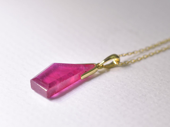 Ruby/k18YG Necklace【CASA/カーサ】 1枚目の画像