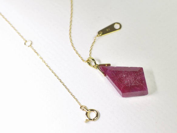 Ruby/k18YG Necklace【CASA/カーサ】 2枚目の画像