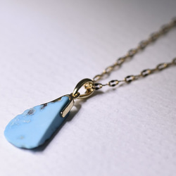 Turquoise k18YG Necklace【CASA/カーサ】 1枚目の画像