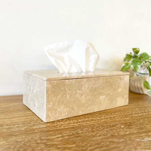 天然大理石 ティッシュボックス ティッシュ入れ マーブル ホテル