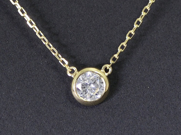 Diamond_0.14ct/K18YG necklace 【Grana/グラーナ】 1枚目の画像