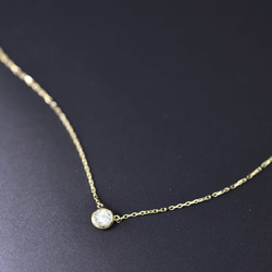 Diamond_0.14ct/K18YG necklace 【Grana/グラーナ】 2枚目の画像