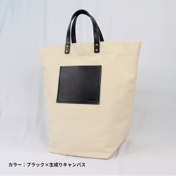 セール価格！！　MahL+81　CanvasBucketBag(s)　本革　帆布　キャンバス　ショルダーバッグ　2WAY 8枚目の画像