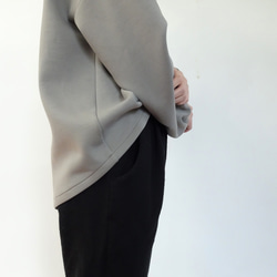 雙層透氣高領套頭衫（卡其米色） 第8張的照片