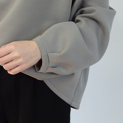 雙層透氣高領套頭衫（卡其米色） 第7張的照片