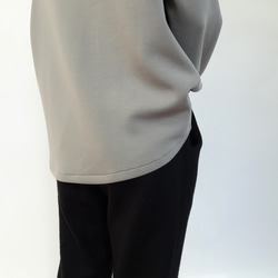 雙層透氣高領套頭衫（卡其米色） 第9張的照片