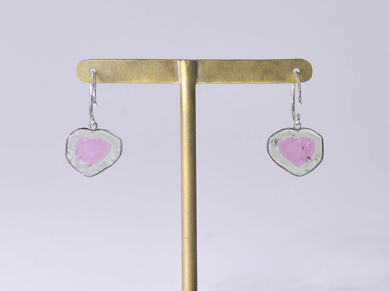 Watermelon Tourmaline/pt900 Pierce 【Murion/ムリオン】