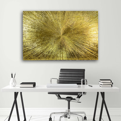 THE SUN』絵画 迫力 金箔アート かっこいい 大きいアート 立体アート