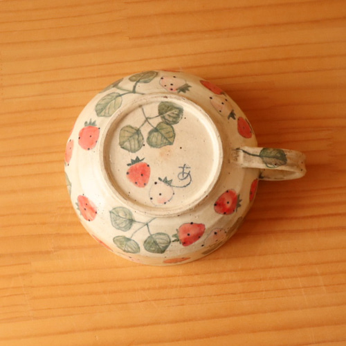 未使用】やまぐちあさこ陶器スープカップ