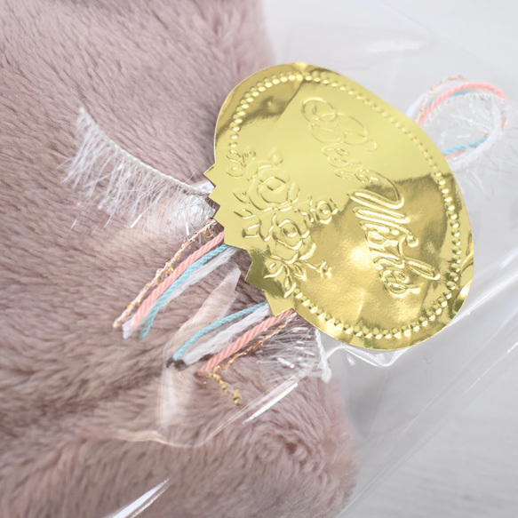 ぬっくぬくキッズ用ネックウォーマー　キッズマフラー（くすみピンク） 8枚目の画像