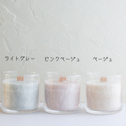 【色・香り選べる】木芯のパームアロマキャンドル 10枚目の画像