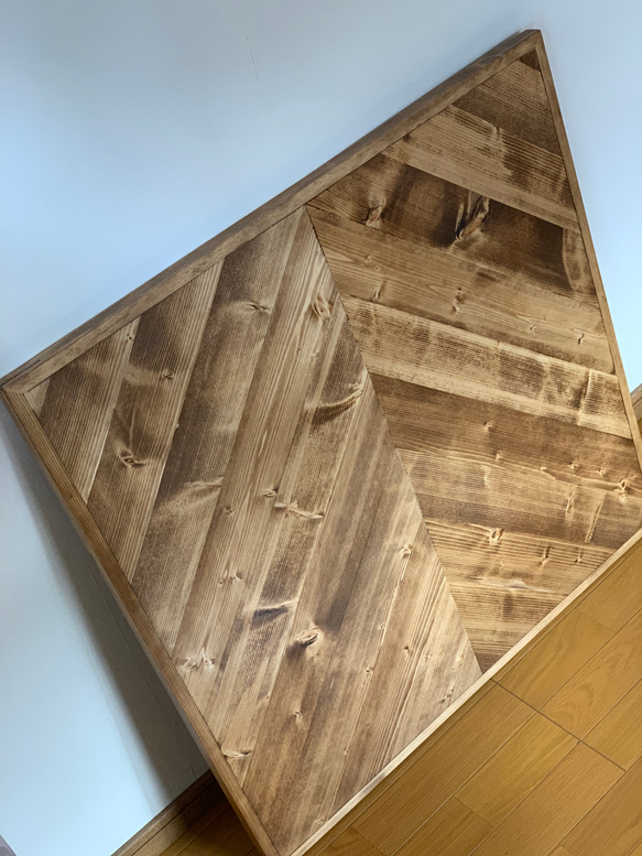 フレンチヘリンボーン　こたつ天板　テーブル天板 