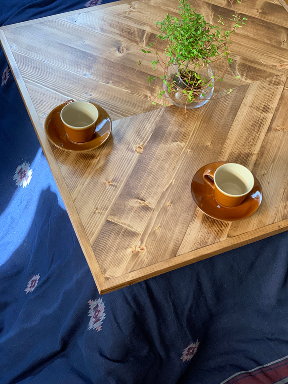 フレンチヘリンボーン　こたつ天板　テーブル天板 