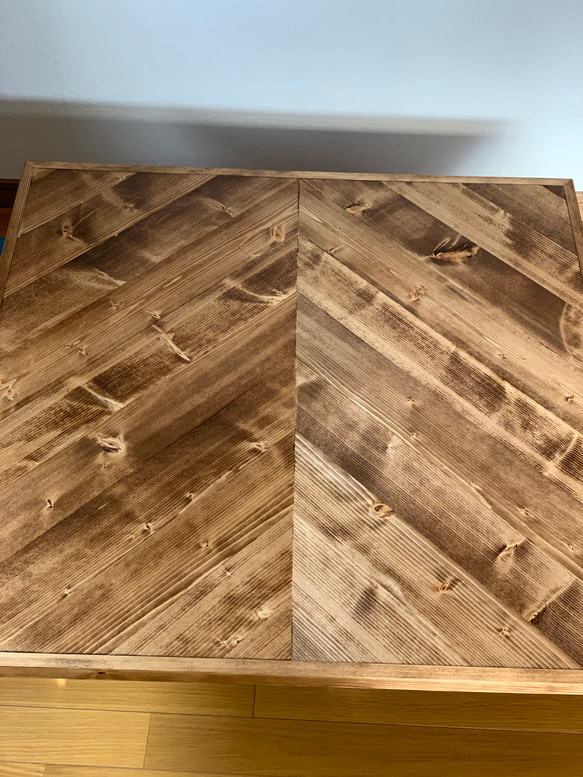 フレンチヘリンボーン　こたつ天板　テーブル天板 