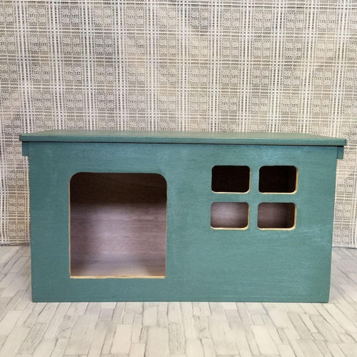 31《キャットハウス》ハンドメイド 猫 小屋 木箱 りんご箱 ペットハウス 31《キャットハウス》ハンドメイド 猫 小屋 木箱 りんご箱