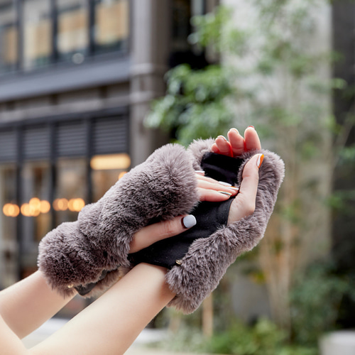 お得セット】アームウォーマー＆マフラー｜洗えるもふもふアニマル