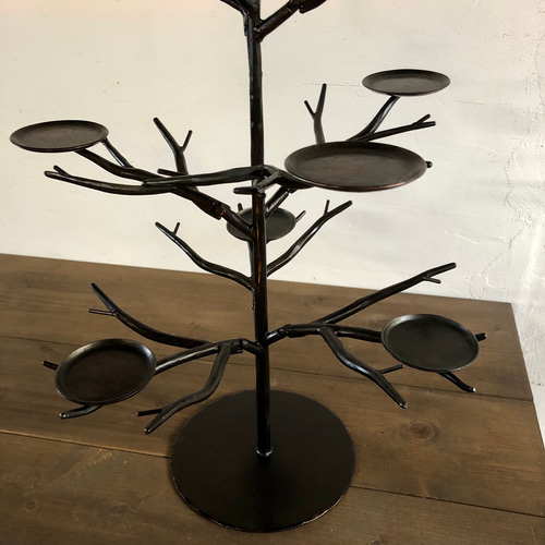 Ai 様オーダー品 折りたたみ式アイアンツリー キャンドル・キャンドル