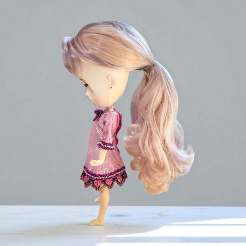 アンティークドール♡ピンクドレスの女の子♡ 球体関節人形 BJD 女の子 人形 姫 SD ピンクドレス 着せ替え