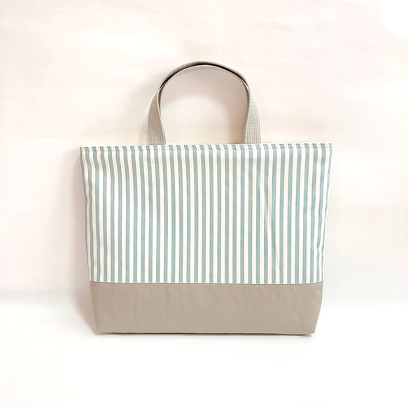 レッスンバッグ／お荷物バッグ／手提げ袋／通園バッグ／ストライプ