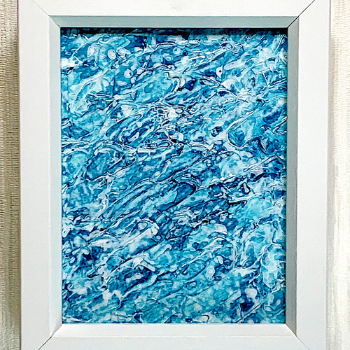 DEEP WATER - インテリア アート 抽象画 現代アート ブルー 海