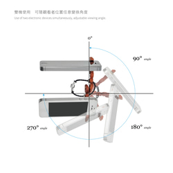 MYMIYA 架讚 奧星人 smart holder|多功能手機架/鑰匙圈/擴音/擴香|原木 第4張的照片