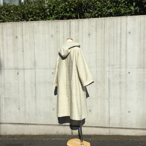 ★値下げ★ イマココニ imakokoni デニム ダッフルコート L imakokoni 】 ブルーカラーデニムジャケット コート ダッフル風