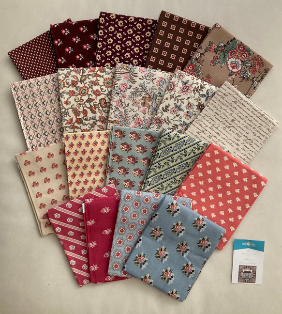 ジェーンオースティン　Sense&Sensibility Fat Quarter Bundle ライリーブレイク 1枚目の画像