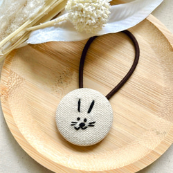 ボタニカルバブルデザイン うさぎちゃん型ヘアゴム ボタニカルバブルデザイン うさぎちゃん型ヘアゴム