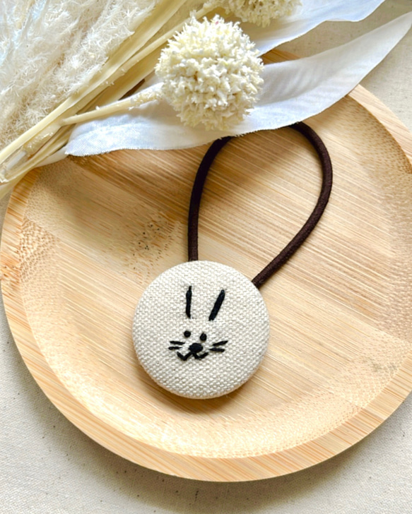 動物ヘアゴム】刺繍ヘアゴム うさぎ ヘアゴム -sigmul- 通販