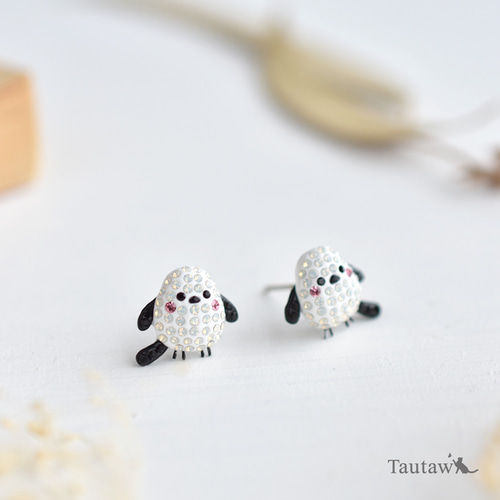 ハロウィン シマエナガピアス | ピアス