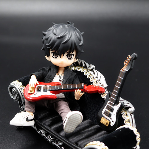 オビツ11 1/12ドール楽器 ギター ベース エレクトーン 小さな楽器
