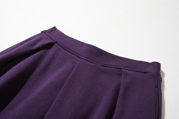 ★サンプルセール　1点のみ★気楽に着れるスウェット＋スカート　お得な二点セット　紫　905-3 906-3 10枚目の画像