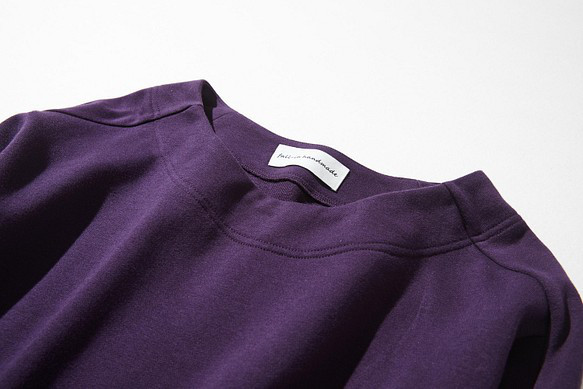 ★サンプルセール　1点のみ★気楽に着れるスウェット＋スカート　お得な二点セット　紫　905-3 906-3 3枚目の画像
