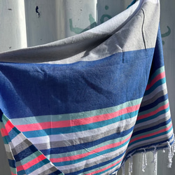 コットンクロス　フタFouta　水平線に輝く朝陽　Arles アルル08 4枚目の画像