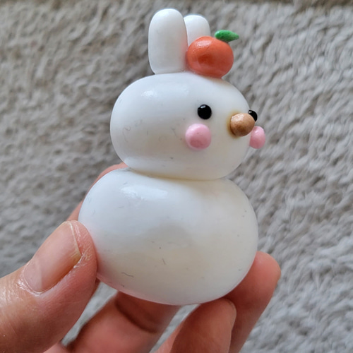 うさ鏡餅ちゃん(樹脂粘土) 鏡餅 kazuchan 通販 15153693｜Creema(クリーマ)