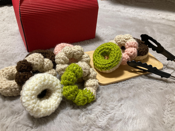 編みぐるみ ドーナツ屋さん おままごと セット あみぐるみ tanepo 通販