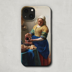 スマホケース / ヨハネス フェルメール「牛乳を注ぐ女」 iPhone 全機種対応 バロック 有名 名画 アート 絵画 1枚目の画像