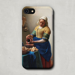 スマホケース / ヨハネス フェルメール「牛乳を注ぐ女」 iPhone 全機種対応 バロック 有名 名画 アート 絵画 3枚目の画像