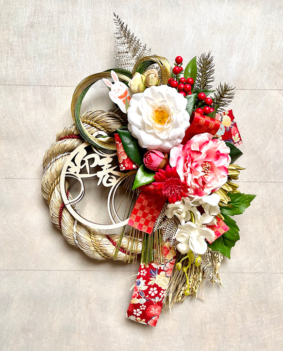 お正月リース♪No.22 No.22 しめ縄リース お正月飾り - メルカリ