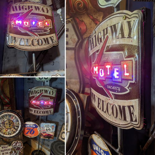 アメリカン サインボード 電飾看板 MOTEL ロードサイン 看板 アメリカン サインボード 電飾看板 MOTEL ロードサイン 看板