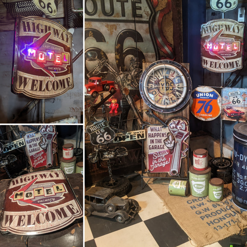アメリカン サインボード 電飾看板 MOTEL ロードサイン 看板 ウォール