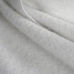 【ラスト1枚】カシミア_ファー加工マフラー　ライトシルバー   WHSLV001 2枚目の画像