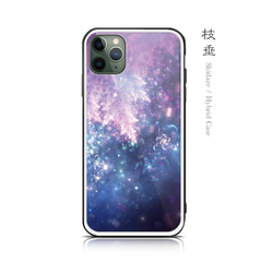 枝垂 - 和風 強化ガラス iPhoneケース【iPhone15/15Pro/15ProMax/15Plusも対応可能】 1枚目の画像